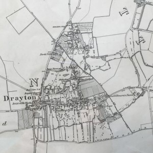 Map 11 1st series OS drayton and sutton wick